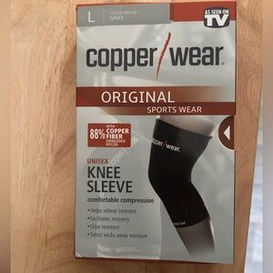 Copper Wear Gray Knee Sleeve